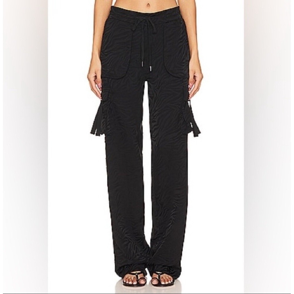 Le Superbe NWT Santa Cruz‎ Cargo Pant Size 0 Black Luxury Streetwear Modern Chic